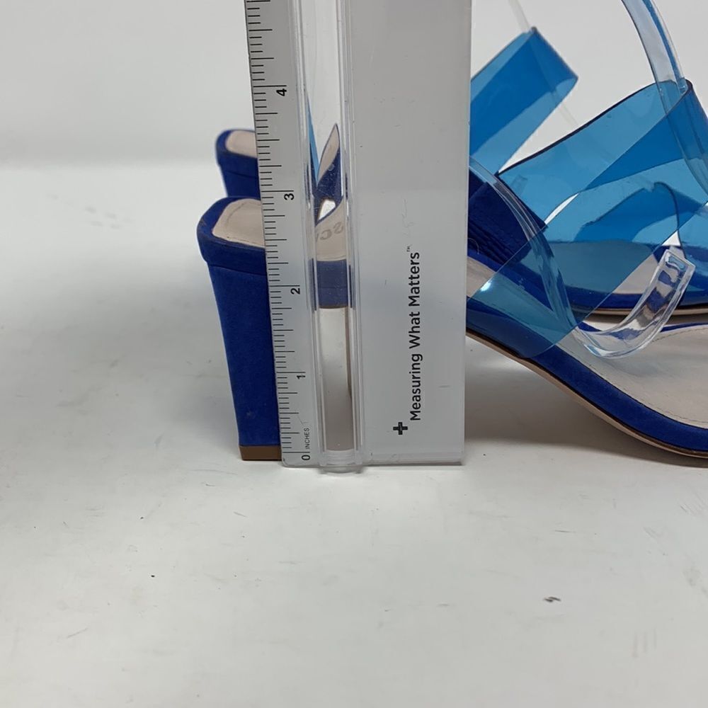 Schutz Taina Blue‎ kitten heels size 9B - Picture 5 of 10